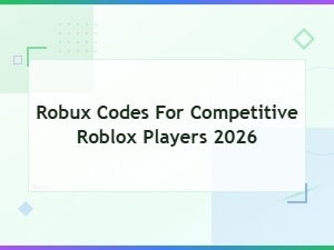Free Robux Codes for Competitive Roblox Players 2026 - Latest Working Codes List