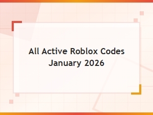 All Active Roblox Codes January 2026 – Free Promo Codes List